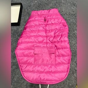 Lightly used Top Paw size XL pink dog coat